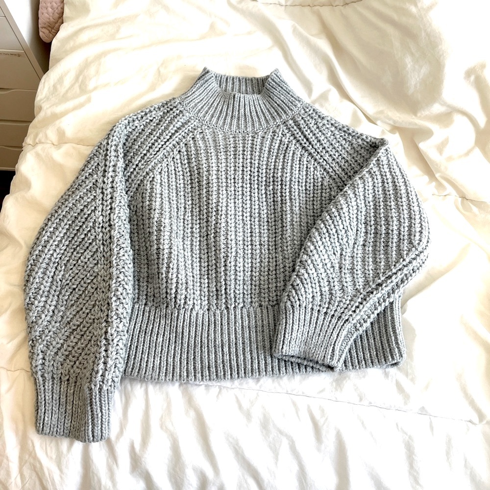 Chunky knit turtleneck